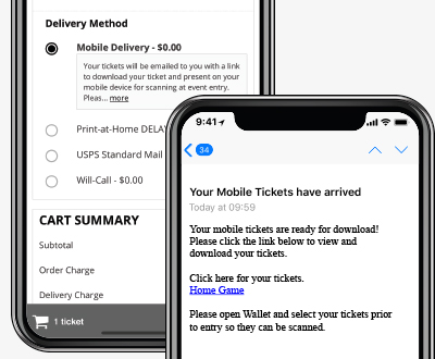 Mobile Ticket Delivery